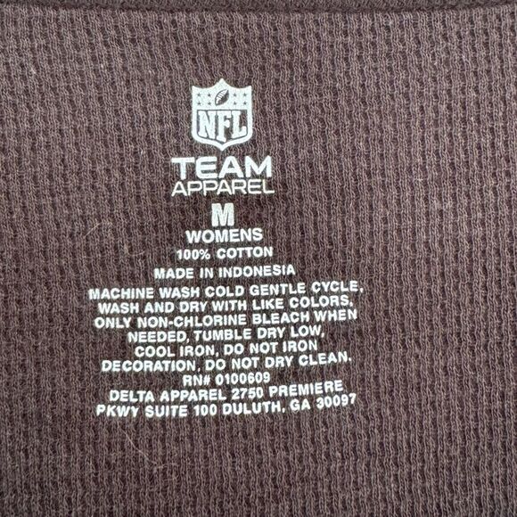 NWT NFL x Old Navy Women's Baltimore Ravens Long Sleeve Cotton Shirt Size Medium - Picture 4 of 4